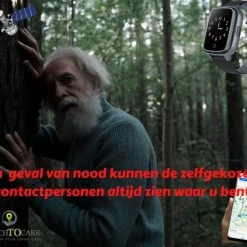 Begroting 👏 WatchToCare WTC 45S - Smartwatch - GPS Horloge - Alarmknop Ouderen - Senioren Alarm - Ouderenzorg - Valdetectie - Alzheimer - Dementie Patiënten - Alarmknop - Videobellen - Noodknop - KPN Sim Met €10 Tegoed, Geen Abonnement - Horlogeband Bruin Leer ⌛ -Sieraden-horloges Winkel 550x461 1