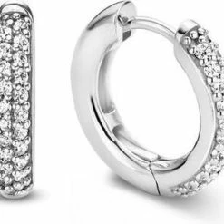 Promo 🛒 TI SENTO - Milano TI SENTO Milano Oorbellen 7557ZI - Gerhodineerd Sterling Zilver 🎁 -Sieraden-horloges Winkel 550x470