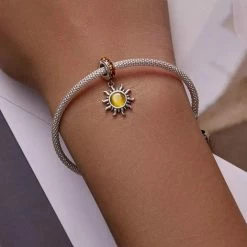 Nieuw 🎁 Zilveren Bedel Zon | Bedel Heldere Hanger Planeet | Sterling Zilver 925 | Bedels Beads | Kerst / Sinterklaas Cadeau Tip | Past Op Je Pandora Armband | Romystones 😉 -Sieraden-horloges Winkel 550x472 1