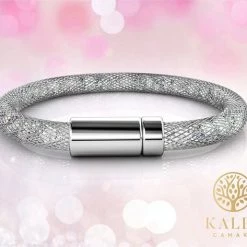 Beste Verkoop 🌟 Yolora Dames Mesh Armband - Kalpa Camaka Kristallen - Zilverkleurig - Vrouwen Armband Zilver - Sieraden - Luxe Giftbox - Geschenkdoos - Cadeau Doos - Exclusieve Geschenkverpakking - Mooie Cadeauverpakking 🔥 -Sieraden-horloges Winkel 550x473 1