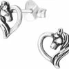 Beste Pirce 👍 La Rosa Princesa Paard Hartje Oorbellen Zilver ⌛ 1 Beste Pirce 👍 La Rosa Princesa Paard Hartje Oorbellen Zilver ⌛ -Sieraden-horloges Winkel 550x481 1