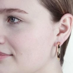 Hete verkoop 💯 Traveller Oorclips - Oorringen - Goudkleurig - 33 Mm - 155050 ⌛ -Sieraden-horloges Winkel 550x483