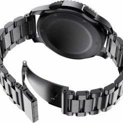 Korting ⭐ Merkloos Horlogeband - Metaal Schakel - 22mm - Zwart 🤩 -Sieraden-horloges Winkel 550x492