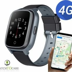 Begroting 👏 WatchToCare WTC 45S - Smartwatch - GPS Horloge - Alarmknop Ouderen - Senioren Alarm - Ouderenzorg - Valdetectie - Alzheimer - Dementie Patiënten - Alarmknop - Videobellen - Noodknop - KPN Sim Met €10 Tegoed, Geen Abonnement - Horlogeband Bruin Leer ⌛ -Sieraden-horloges Winkel 550x497 2