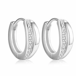 Nieuw 🔥 Liefs Jade Oorbellen Dames | Oorringen Dames | 925 Zilver Oorbellen | Zilveren Oorbellen | Klapoorringen | Zirkonia Stenen | Cadeau Voor Vrouw | Schoencadeautje Sinterklaas | Black Friday 2022 | Kerst | Kerstcadeau Voor Vrouwen 🤩