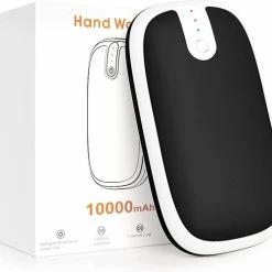 Goedkoopste ❤️ Zazitec 10000mAh, USB-C Powerbank - Zwart - Handwarmer ⌛