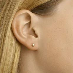 Begroting 😀 Marie-Celeste Bol Dames Oorknoppen 4 Mm - Goud ⌛ -Sieraden-horloges Winkel 550x502 11