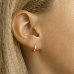 Goedkoop 👏 Glams Oorringen Ronde Buis 11 Mm - Zilver ❤️ -Sieraden-horloges Winkel 550x502