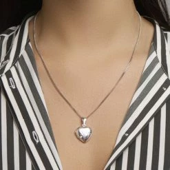 Hete verkoop 🥰 Glams Medaillon Hart Gravure - Zilver 🎉 -Sieraden-horloges Winkel 550x502 27