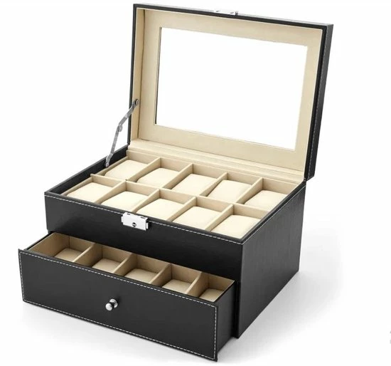 Beste recensies van π€© A&K Horlogedoos | Luxe Leren Horloge Box | Geschikt Voor Horloges En Sieraden | 20 Compartimenten Met 20 Kussentjes | Zwart Leer V2.0 π₯ 3 Beste recensies van π€© A&K Horlogedoos | Luxe Leren Horloge Box | Geschikt Voor Horloges En Sieraden | 20 Compartimenten Met 20 Kussentjes | Zwart Leer V2.0 π₯