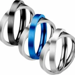 Uitgang 🔥 Ocean Of Motion - Anxiety Ring - Stress Ring - Fidget Ring - Spinner Ring - Dubbele Ring - Zwart/Zilver Kleur - Overprikkeld Brein - Worry Ring - RVS - Ringmaat 60/19.00 Mm - Dames - Heren 🛒 -Sieraden-horloges Winkel 550x518