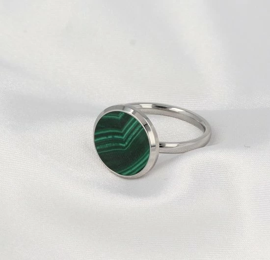 Beste Pirce ๐ My Bendel - Ring Zilver - Met Groene Malachiet Steen - My Bendel - De Aderen In Deze Groene Stenen Ring Geven De Ring Een Levendige En Warme Uitstraling - Met Luxe Cadeauverpakking ๐งจ 6 Beste Pirce ๐ My Bendel - Ring Zilver - Met Groene Malachiet Steen - My Bendel - De Aderen In Deze Groene Stenen Ring Geven De Ring Een Levendige En Warme Uitstraling - Met Luxe Cadeauverpakking ๐งจ - Afbeelding 4