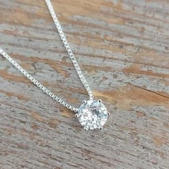 Goedkoopste 🎁 Ketting Dames- Diamant- Zilver 925- Klassiek- LiLaLove 🌟 -Sieraden-horloges Winkel 550x533