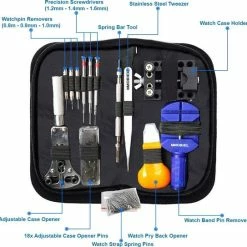Beste Pirce ✔️ MMOBIEL 144-delige Precisie Reparatie Set / Toolkit Voor Horloge Reparatie 👏 -Sieraden-horloges Winkel 550x543 2