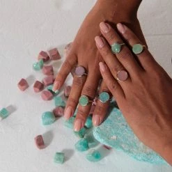 Top 10 ⌛ My Bendel - Ring Met Roze Rhodeniet Edelsteen - My Bendel - Ring Goud Met 12 Mm Ronde Roze Rhodeniet Edelsteen - Met Luxe Cadeauverpakking ⌛ -Sieraden-horloges Winkel 550x550 10