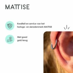 Kopen 🌟 MATTISE Zilveren Chirurgisch Stalen Ring Piercing — Zilver Kleurige — 10 Mm Diameter & 1,2 Mm Staafdikte — Oorbellen Ringetje Geschikt Voor Helix Tragus Septum Lip Neus Wenkbrauw Piercings 🛒 -Sieraden-horloges Winkel 550x550 104