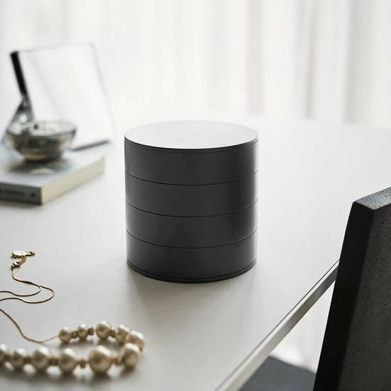 Beste deal 🎁 Yamazaki Sieradendoos Draaibaar Wit - Wit - Decoratief ⭐ 11 Beste deal 🎁 Yamazaki Sieradendoos Draaibaar Wit - Wit - Decoratief ⭐ - Afbeelding 9