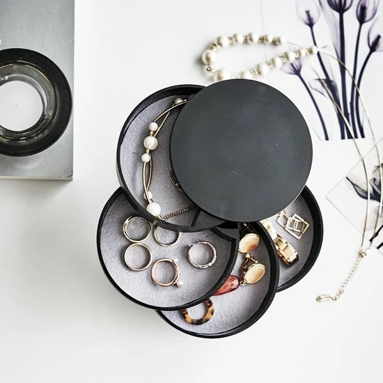 Beste deal 🎁 Yamazaki Sieradendoos Draaibaar Wit - Wit - Decoratief ⭐ 12 Beste deal 🎁 Yamazaki Sieradendoos Draaibaar Wit - Wit - Decoratief ⭐ - Afbeelding 10