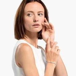 Coupon 😍 Swarovski Tennis Dames Armband Metaal - Goudkleurig 🔥 -Sieraden-horloges Winkel 550x550 1101