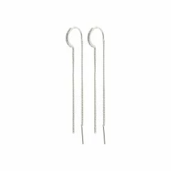 Beste deal ⭐ Pilgrim Oorbellen Blossom - Sieraden Vrouw - Gerecycled - Zilverkleurig - Lengte 1,5 Mm - Hoogte 70 Mm 👍