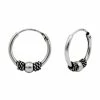 Goedkoop 🛒 Zilver 12mm Bali Met Balletje Oorringen | Oorbellen Dames Zilver | Ear Hoops | Zilverana | Sterling 925 Silver 🤩