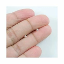 Begroting 🎉 House Of Jewels - Mini Drie Stippen Oorknoppen - 925 Zilver ✔️ -Sieraden-horloges Winkel 550x550 113