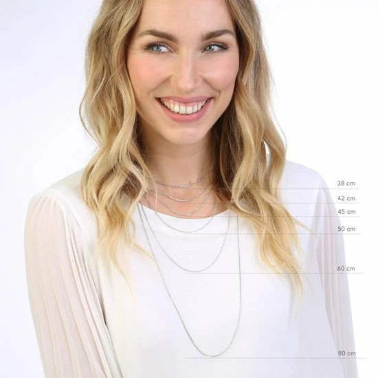 Promo β Lucardi - Dames Ketting Met Roze Yin En Yang - Bijoux - Ketting - Cadeau - 49 Cm - π 4 Promo β Lucardi - Dames Ketting Met Roze Yin En Yang - Bijoux - Ketting - Cadeau - 49 Cm - π - Afbeelding 2