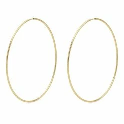 Promo ✔️ Pilgrim Ring Oorbellen Sanne - Sieraden Vrouw - Classic - Goudkleurig - Lengte 1 Mm - Hoogte 60 Mm 🛒