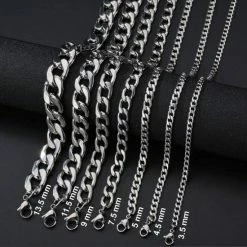 Hete verkoop ⌛ Fako Bijoux® - Schakelketting Staal - RVS - Gourmette - Cuban Link - 3.5mm - 40cm - Zilverkleurig ✔️ -Sieraden-horloges Winkel 550x550 125