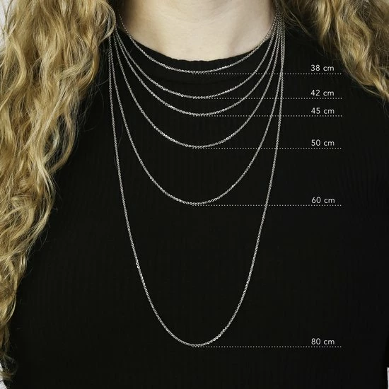 Beste Pirce ๐ Lucardi - Dames Ketting Gourmet Schakel - Echt Zilver - Ketting - Cadeau - 50 Cm - Zilverkleurig ๐ 9 Beste Pirce ๐ Lucardi - Dames Ketting Gourmet Schakel - Echt Zilver - Ketting - Cadeau - 50 Cm - Zilverkleurig ๐ - Afbeelding 7