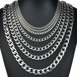Hete verkoop ⌛ Fako Bijoux® - Schakelketting Staal - RVS - Gourmette - Cuban Link - 3.5mm - 40cm - Zilverkleurig ✔️ -Sieraden-horloges Winkel 550x550 127