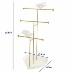 Nieuw 😍 Atmosphera Créateur D'intérieur® Sieradenhouder – Sieradendisplay – Sieraden Opbergen – Oorbellenrek – Sieraden Organizer – Armbandenrekje – Sieradenstandaard - Cadeau Sinterklaas - Cadeau Kerst 🎁 -Sieraden-horloges Winkel 550x550 1271