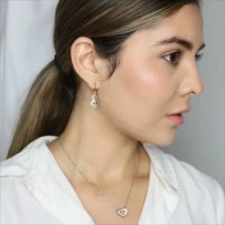 Beste deal 🔔 Shoplace Oorbellen Dames Met Swarovski Kristallen - Druppel - 18K Witgoud Verguld - Oorhangers - Swarovski Oorbellen - Cadeauverpakking - Sinterklaas - Kerst Cadeau 🧨 -Sieraden-horloges Winkel 550x550 1318