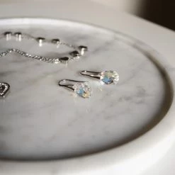 Beste deal 🔔 Shoplace Oorbellen Dames Met Swarovski Kristallen - Druppel - 18K Witgoud Verguld - Oorhangers - Swarovski Oorbellen - Cadeauverpakking - Sinterklaas - Kerst Cadeau 🧨 -Sieraden-horloges Winkel 550x550 1319