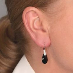 Groothandel 🎉 ARLIZI 2176 Oorbellen Zwart Onyx Druppel Hanger - Sterling Zilver - 3 Cm 🤩 -Sieraden-horloges Winkel 550x550 132