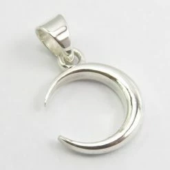 Aanbiedingen 🌟 Terra Edela Natuursieraad - 925 Sterling Zilver Halve Maan Crescent Moon Ketting Hanger ✔️