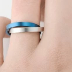 Uitgang 🔥 Ocean Of Motion - Anxiety Ring - Stress Ring - Fidget Ring - Spinner Ring - Dubbele Ring - Zwart/Zilver Kleur - Overprikkeld Brein - Worry Ring - RVS - Ringmaat 60/19.00 Mm - Dames - Heren 🛒 -Sieraden-horloges Winkel 550x550 149