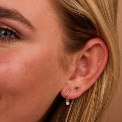 Uitgang 💯 Marie-Celeste Zirkonia Hangers Dames Oorringen 11 Mm - Goud 😉 -Sieraden-horloges Winkel 550x550 173