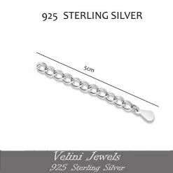 Beste Verkoop 🛒 Velini Jewels-2.5MM Cubaanse Halsketting-925 Zilver Ketting- Roestvrij Ketting-60+5 CM Verlenstuk Met Anker Slot 😉 -Sieraden-horloges Winkel 550x550 206