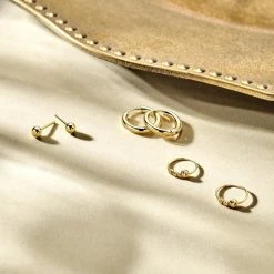 Begroting 😀 Marie-Celeste Bol Dames Oorknoppen 4 Mm - Goud ⌛ -Sieraden-horloges Winkel 550x550 230