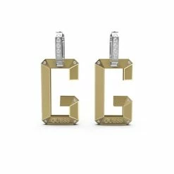 Begroting ✔️ GUESS Dames OorbellenOorhangers Staal - GoudkleurigZilverkleurig 😍