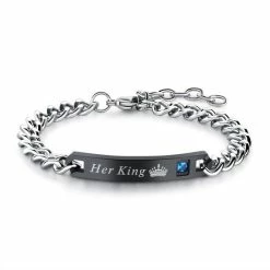 Goedkoop ❤️ TrendFox Valentijn Cadeautje Voor Hem En Haar - Her King & His Queen Armband Set - Sinterklaas Cadeautjes - Sinterklaas Cadeautjes 👍 -Sieraden-horloges Winkel 550x550 264