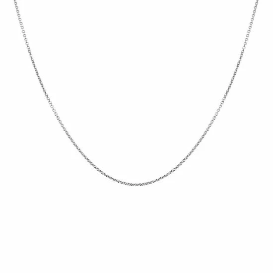 Aanbiedingen 😍 Lucardi - Dames Ketting Schakel - Echt Zilver - Ketting - Cadeau - 45 Cm - 🛒 3 Aanbiedingen 😍 Lucardi - Dames Ketting Schakel - Echt Zilver - Ketting - Cadeau - 45 Cm - 🛒