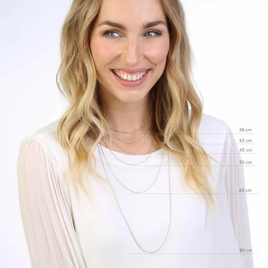 Aanbiedingen 😍 Lucardi - Dames Ketting Schakel - Echt Zilver - Ketting - Cadeau - 45 Cm - 🛒 11 Aanbiedingen 😍 Lucardi - Dames Ketting Schakel - Echt Zilver - Ketting - Cadeau - 45 Cm - 🛒 - Afbeelding 9