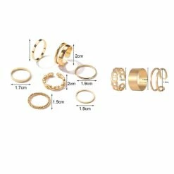 Uitgang ⌛ Joboly Ringen Set Ringset 10 Stuks - Goudkleurig - Dames ⭐ 8 Uitgang ⌛ Joboly Ringen Set Ringset 10 Stuks - Goudkleurig - Dames ⭐ -Sieraden-horloges Winkel 550x550 332
