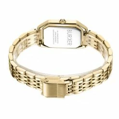 Korting 😍 BURKER ⌚ Watches BURKER Isabell - Rechthoekig Dames Polshorloge - Goud - 28 Mm ⭐ -Sieraden-horloges Winkel 550x550 375