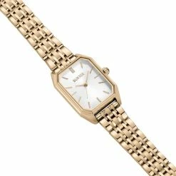 Korting 😍 BURKER ⌚ Watches BURKER Isabell - Rechthoekig Dames Polshorloge - Goud - 28 Mm ⭐ -Sieraden-horloges Winkel 550x550 377