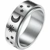 Kopen ⭐ Despora Anxiety Ring - (ster Maan) - Stress Ring - Fidget Ring - Draaibare Ring - Spinning Ring - Spinner Ring - Zilver Plated - (16.50 Mm / Maat 52) 👏 -Sieraden-horloges Winkel 550x550 383