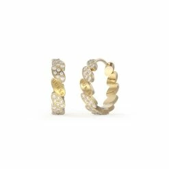 Promo ๐งจ GUESS Dames Oorringen Oorbellen Staal - CrystalGoudkleurig โ