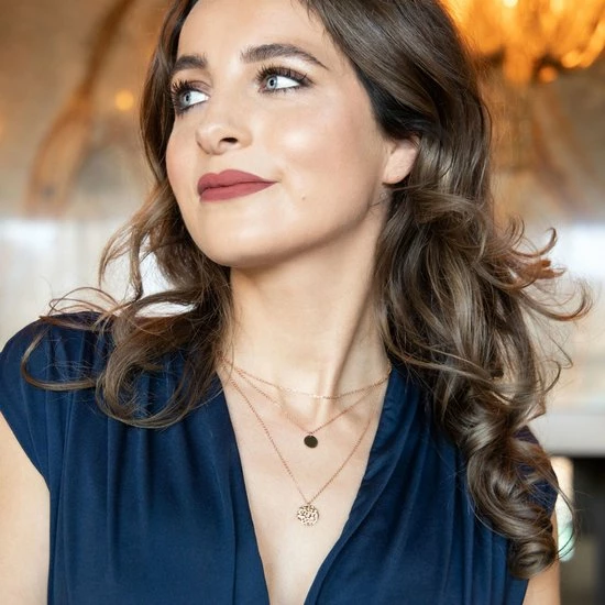 Nieuw 👍 Chic By Lirette 3 Dubbele Stalen Layer Ketting - Gehamerd- RVS - Muntjes Reliëf - Rosé Goud - 38+5 / 42+8 Cm - 3 Kettingen Set Inc. Sieradenzakje 🔔 5 Nieuw 👍 Chic By Lirette 3 Dubbele Stalen Layer Ketting - Gehamerd- RVS - Muntjes Reliëf - Rosé Goud - 38+5 / 42+8 Cm - 3 Kettingen Set Inc. Sieradenzakje 🔔 - Afbeelding 3